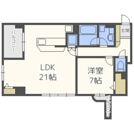 グレンパーク梅田北の物件間取画像